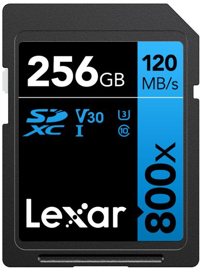 LEXAR SD HC PRO 256 GB UHS-I 800X CL 10