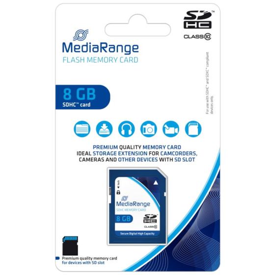 MEDIARANGE SD HC 8 GB CL 10